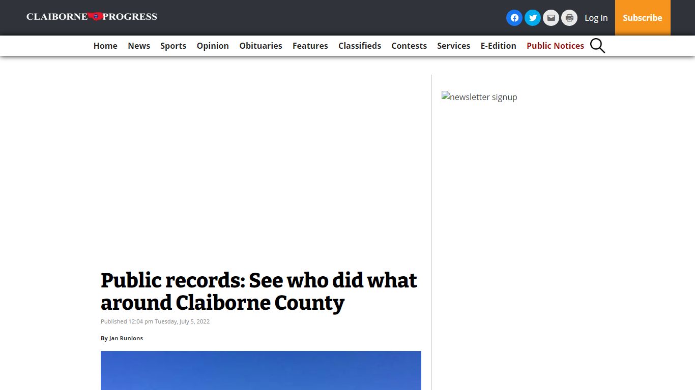 Public records: See who did what around Claiborne County